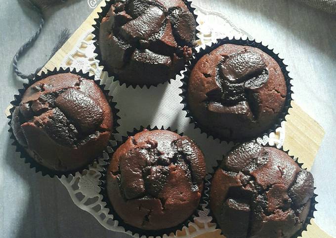 Triple Chocolate Coffee Muffins