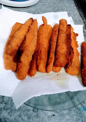 Una foto de Bastoncitos de berenjena