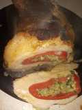 Bola de lomo de cerdo rellena a la parrilla