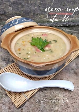 Foto resep Cream soup ala kfc #semarak_variancreamsoup
