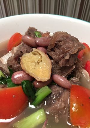 Foto resep Sup Daging Kacang Merah