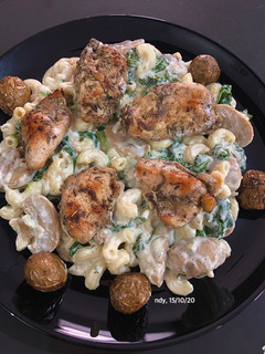 Foto resep Creamy Chicken Mushroom Pasta