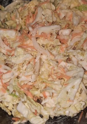 Una foto de Ensalada fría de col