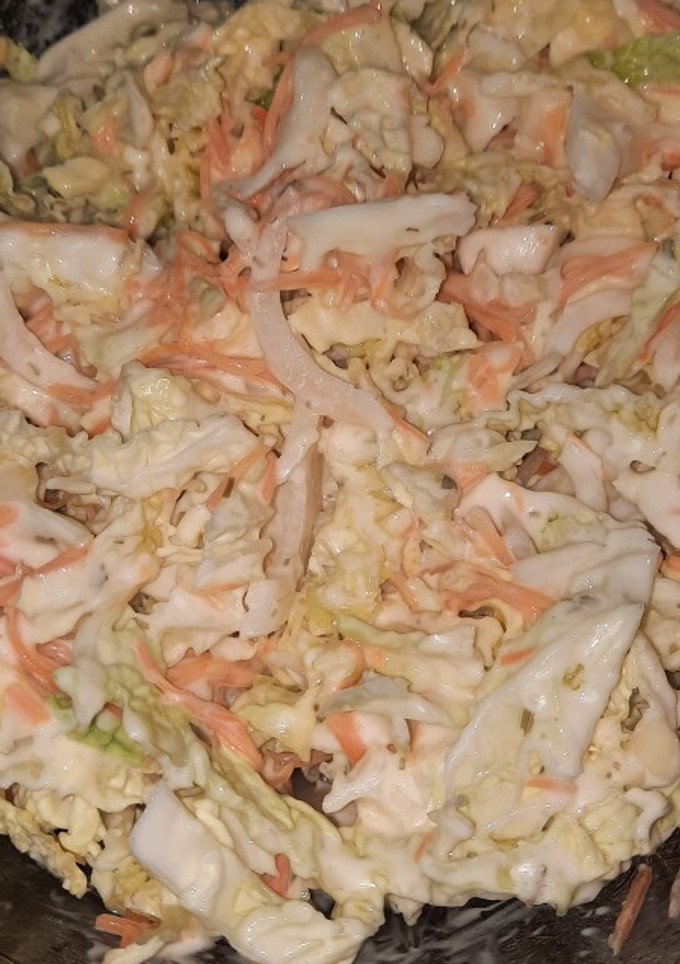 Una foto de Ensalada fría de col