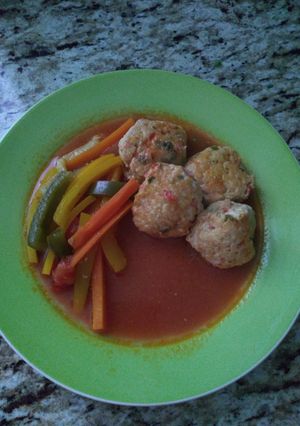 Una foto de Albóndigas o tortitas de pollo