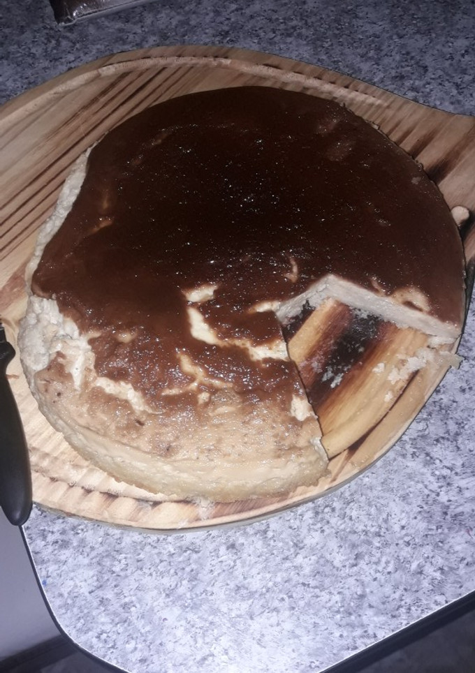 Una foto de Budín de pan muy rico