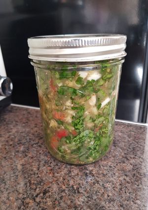 A picture of Chimichurri.