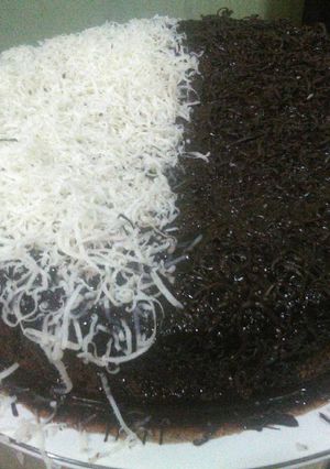 Foto resep Steam Chocolate Cake with Ganache