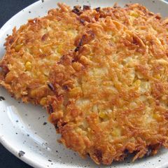 A picture of Hash Brown Potatoes & Chickpeas.