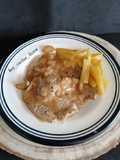 Filetes de cabeza de lomo al ajillo