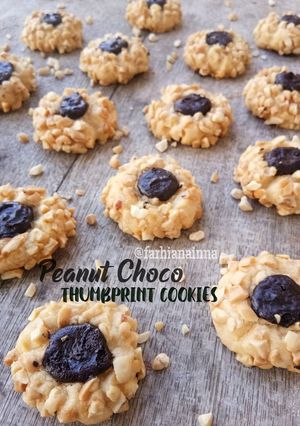 Foto resep Peanut Choco Thumprint Cookies