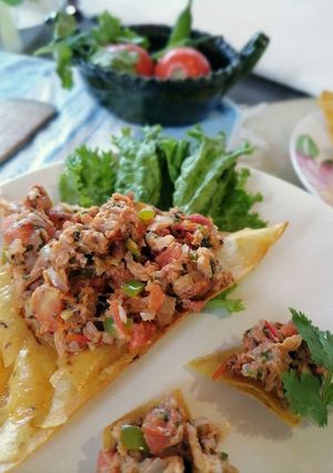 Una foto de Tostadas de atún 😋