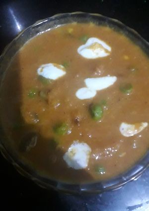 A picture of Mushroom peas.
