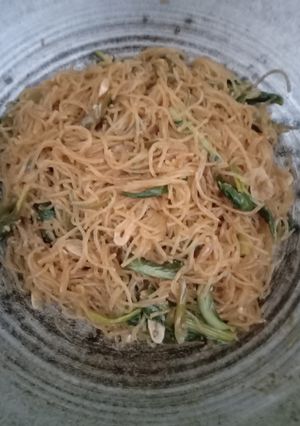 Foto resep Mie bihun pedes