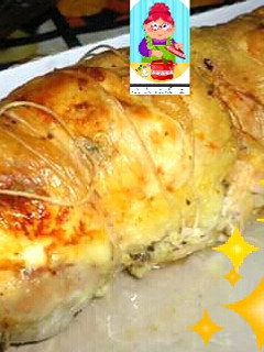 Una foto de Arrollado de pollo Navideño ☄🌠🌟