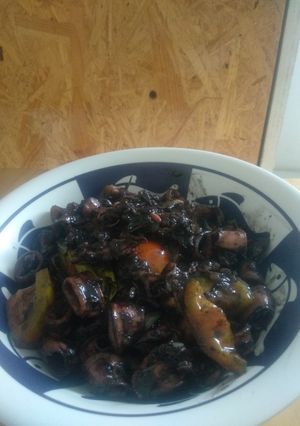 Foto resep Cumi Hitam Enak dan Cepat