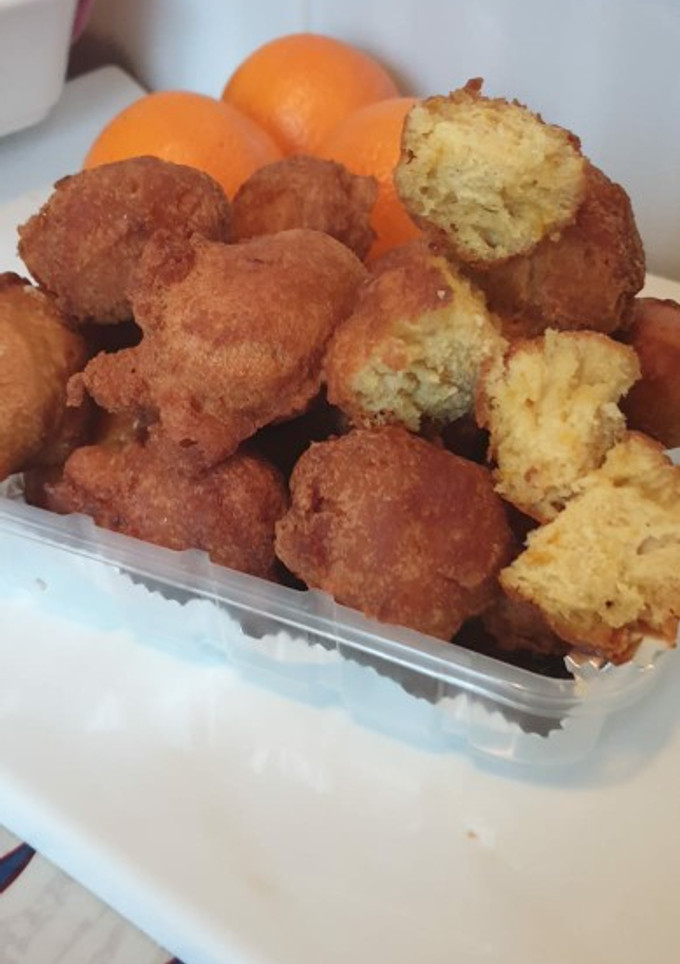 Una foto de Buñuelos de naranja sin levadura
