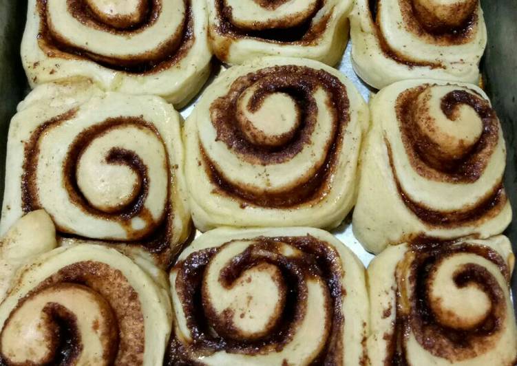 Cara Buat Cinnamon Rolls ala dapurku Enak