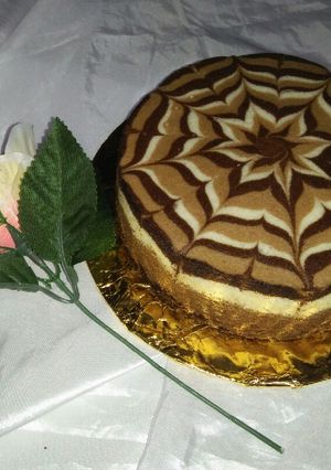 Foto resep Bolu kukus zebra