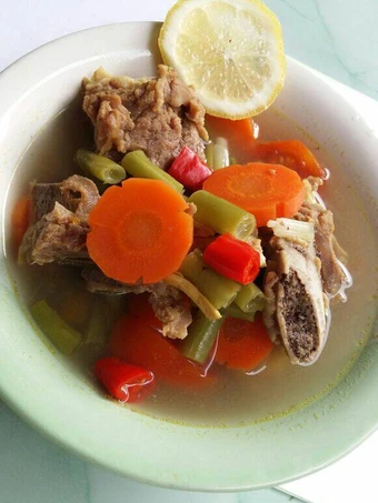 Langkah Mudah untuk Membuat Resep Iga sapi kuah asem2 + Sayur Anti Ribet, Enak Banget