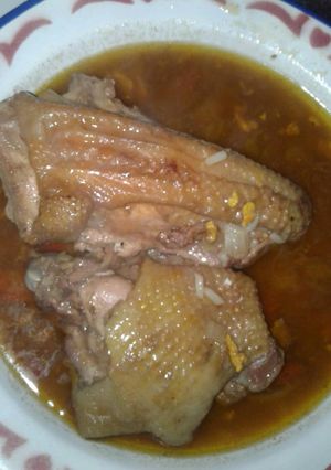 Una foto de Sopita de pollo con arroz