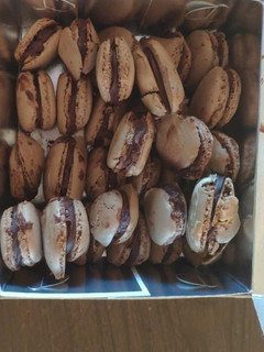 Φωτογραφία της συνταγής Macaron με ganache σοκολάτας