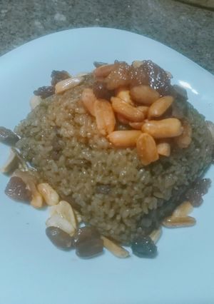 صورة لوصفة رز بالكبد والقوانص
