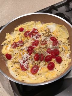 صورة لوصفة بيض بالطماطم