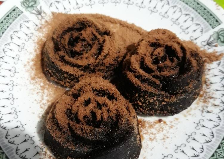 Cara Gampang Menyiapkan Bengbeng lava Cake kukus simple Anti Gagal