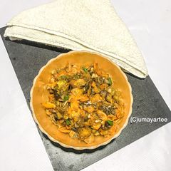 Sweet potato vegetable sauce A picture of Sweet potato vegetable sauce.