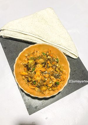A picture of Sweet potato vegetable sauce.