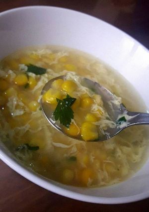 Foto resep Sup Jagung Telur