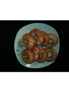 Coconut doughnut ainihin hoton girkin