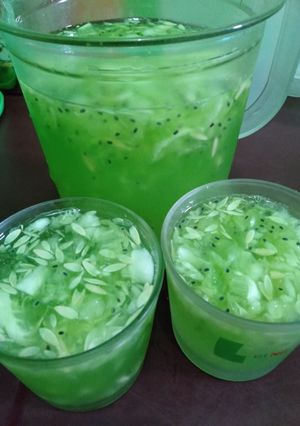 Foto resep Es timun selasih