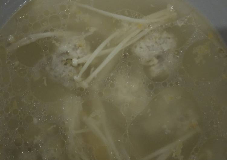 Bola bola sam chen enoki (non halal)