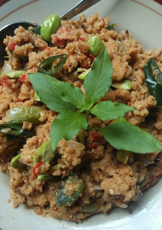 Foto resep Sambel Oncom Pete