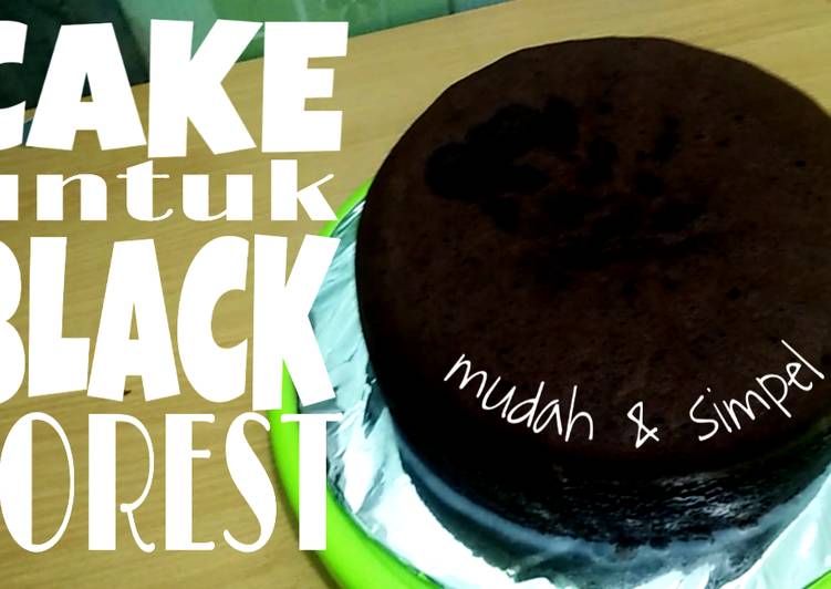Membuat Cake untuk bahan Black Forest, Kue Ultah dll