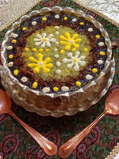 عکسی از دستور آش اسفناج