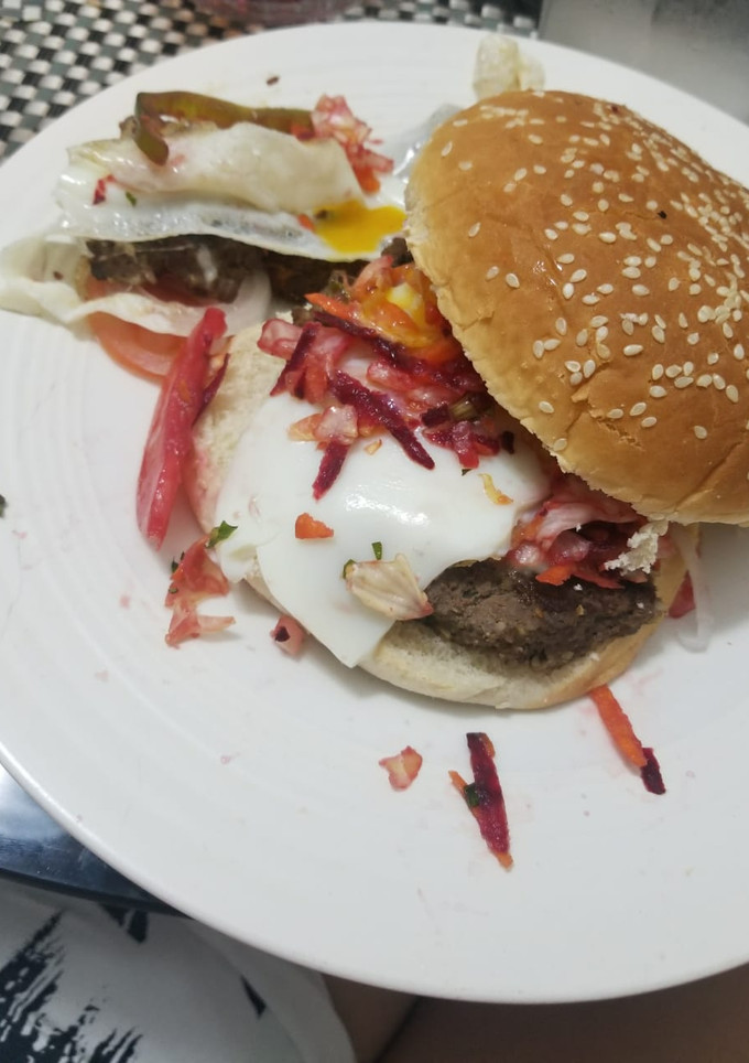 Una foto de Hamburguesa de carne de res