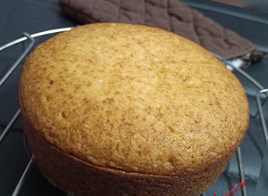 A picture of Vanilla Sponge cake.