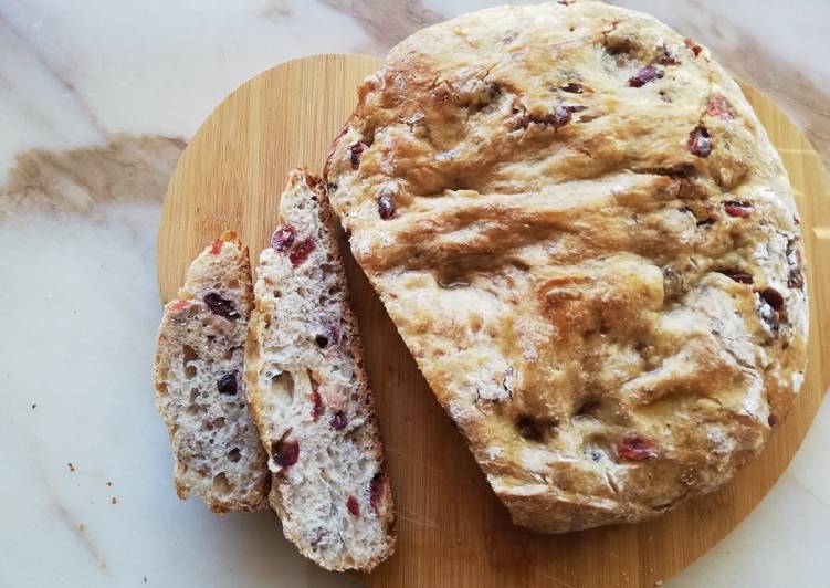 Step-by-Step Guide to Prepare Speedy Cranberry walnut bread
