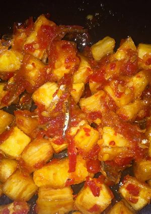 Foto resep 87 Sambal Ubi Goreng