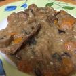 Fricandó de ternera con shiitake