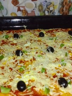 صورة لوصفة بيتزا كاري 🍕