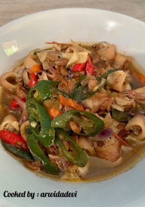 Foto resep Oseng cumi asin tauco