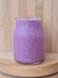 Licuado de moras silvestres y yogur casero 🩷🤍