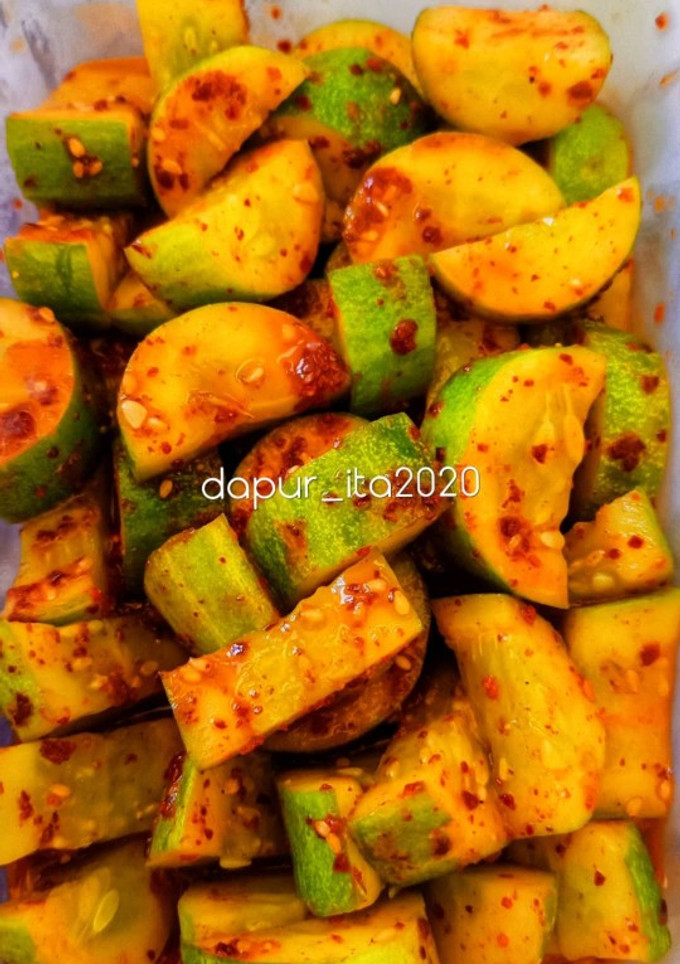 Foto resep Side Dish : Oi Muchim / Salad Timun Pedas ala Korean Cuisine