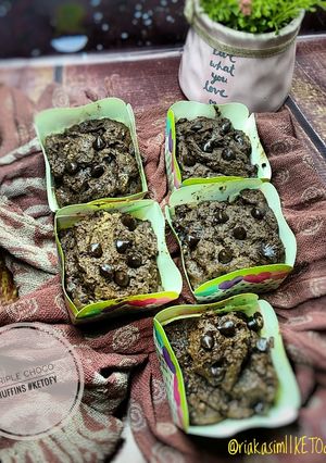 Foto resep Triple Choco Muffins #keto #ketopad