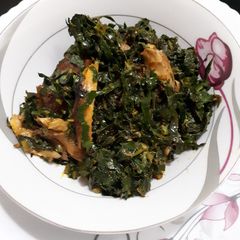 A picture of Vegetable soup.