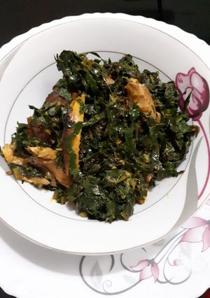 A picture of Vegetable soup.